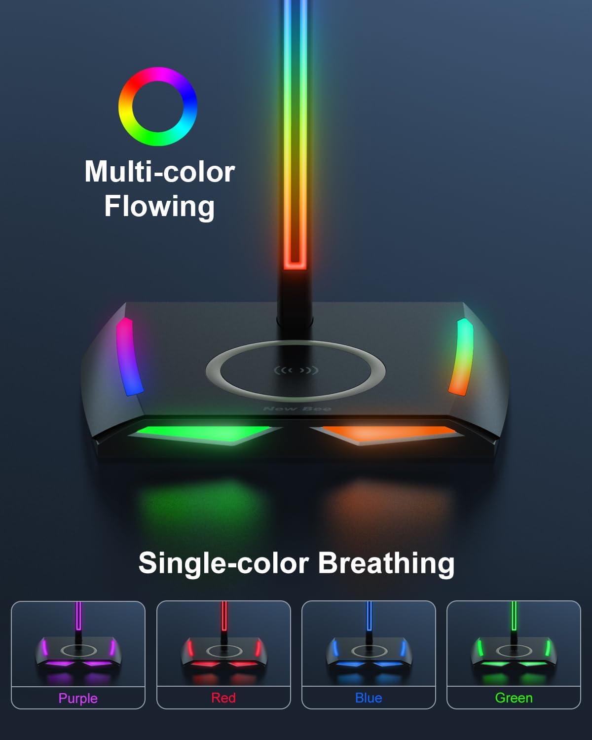 New Bee RGB Headphone Stand